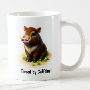 A Cute 3D Painted Warthog Coffee Mug