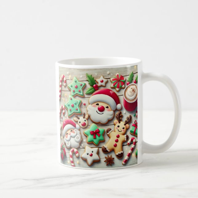 A cute and sweet Christmas cookie mug (Right)
