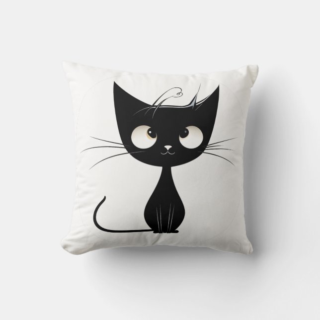 A cute animation Cat Pillow (Front)