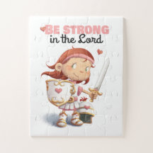 A cute Armour of God girl puzzle