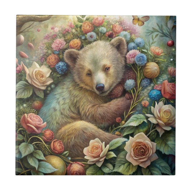 A Cute Baby Bear Tile (Front)