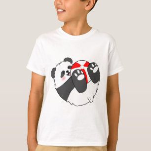 A Cute Baby Panda Playing with a Ball T-Shirt