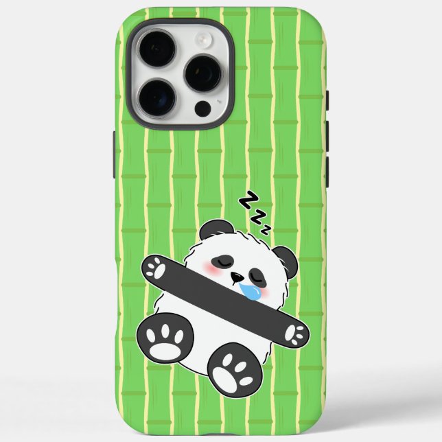 A Cute Baby Panda Sleeping Peacefully Case-Mate iPhone Case (Back)