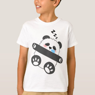 A Cute Baby Panda Sleeping Peacefully T-Shirt