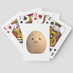 A Cute Baby Potato Playing Cards