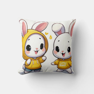 a cute bunny pillow
