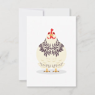 A Cute Chicken Thank You Card