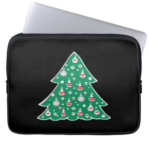 A Cute Christmas Tree Holiday Design. Classic Laptop Sleeve