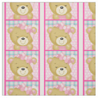 A  Cute Cuddly Bear Dressed in Pink