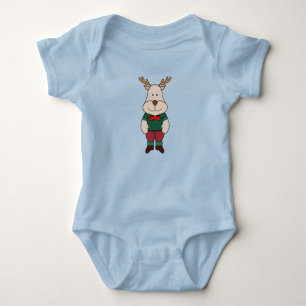 A cute deer baby bodysuit