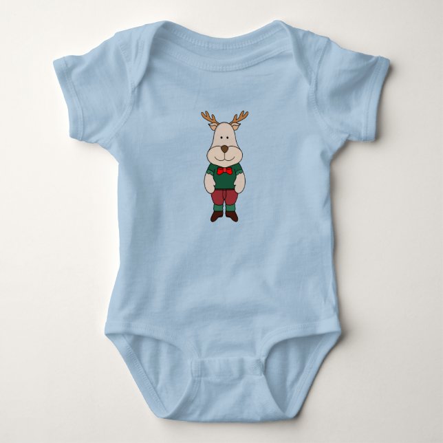 A cute deer baby bodysuit (Front)