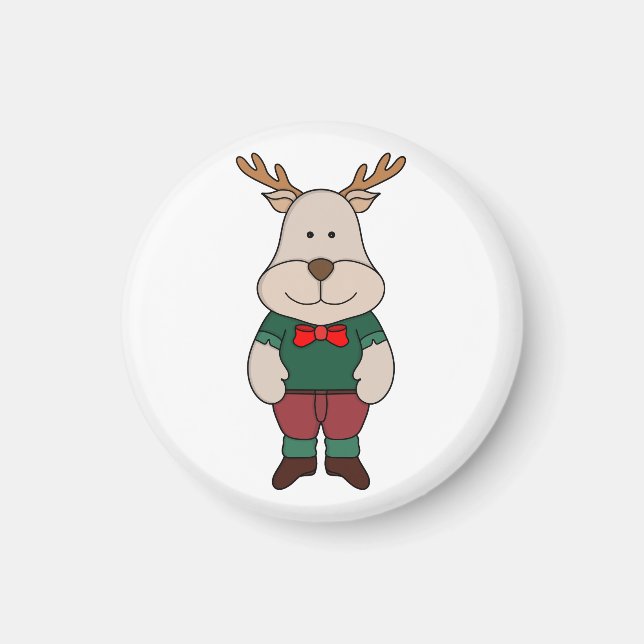 A cute deer magnet (Front)