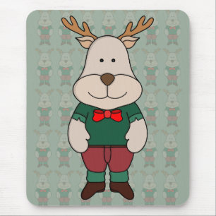 A cute deer mouse mat
