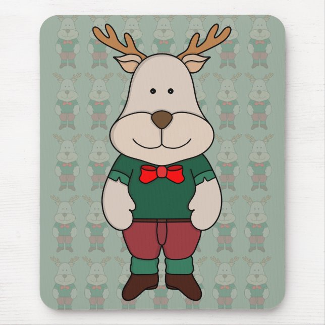 A cute deer mouse mat (Front)