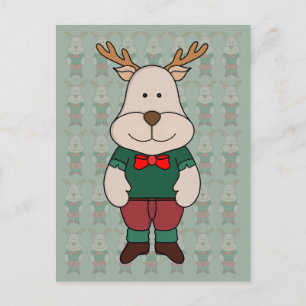 A cute deer postcard