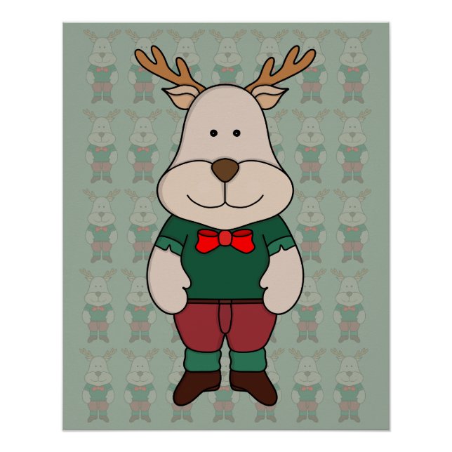 A cute deer poster (Front)
