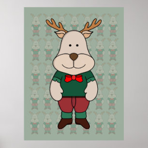 A cute deer poster