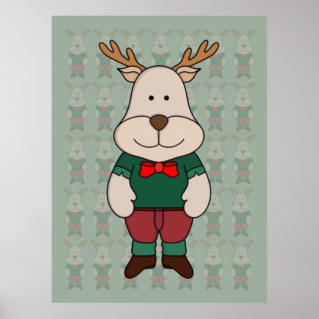 A cute deer poster (Front)