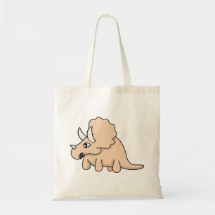 A cute dinosaur tote bag
