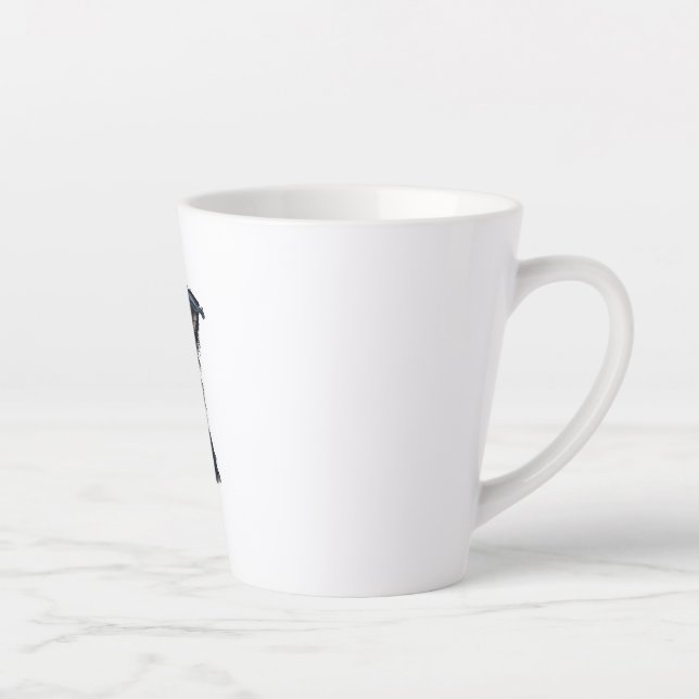 A cute dog Border Collie Latte Mug (Right)