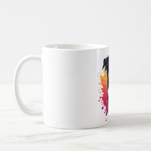 A cute dog Border Collie [RB#10009]  Coffee Mug