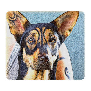 "A Cute Dog" Cute Photo. Buy Now Cutting Board