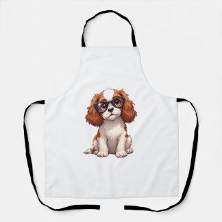 A cute dog King Charles Spaniel COPY Apron
