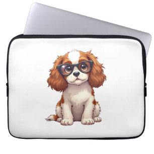 A cute dog King Charles Spaniel  Laptop Sleeve
