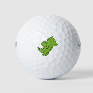 A cute dragon golf balls