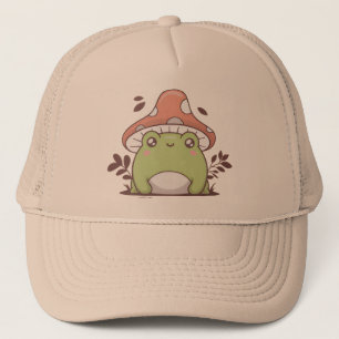 A cute frog trucker hat