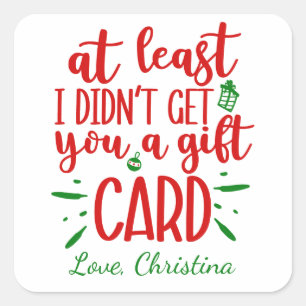 A cute funny typography Christmas gift tags Xmas