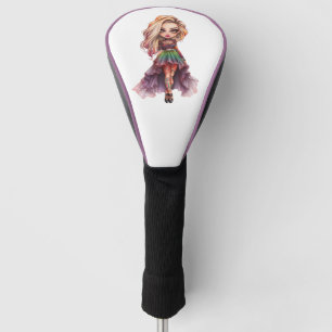 A Cute Girl Halloween Design Collection 11 Golf Head Cover