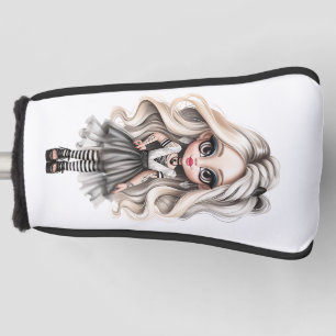 A Cute Girl Halloween Design Collection 12 Golf Head Cover