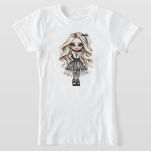 A Cute Girl Halloween Design Collection 12 T-Shirt