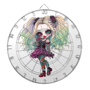 A Cute Girl Halloween Design Collection 13 Dartboard