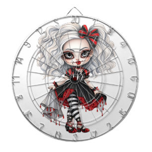 A Cute Girl Halloween Design Collection 7 Dartboard