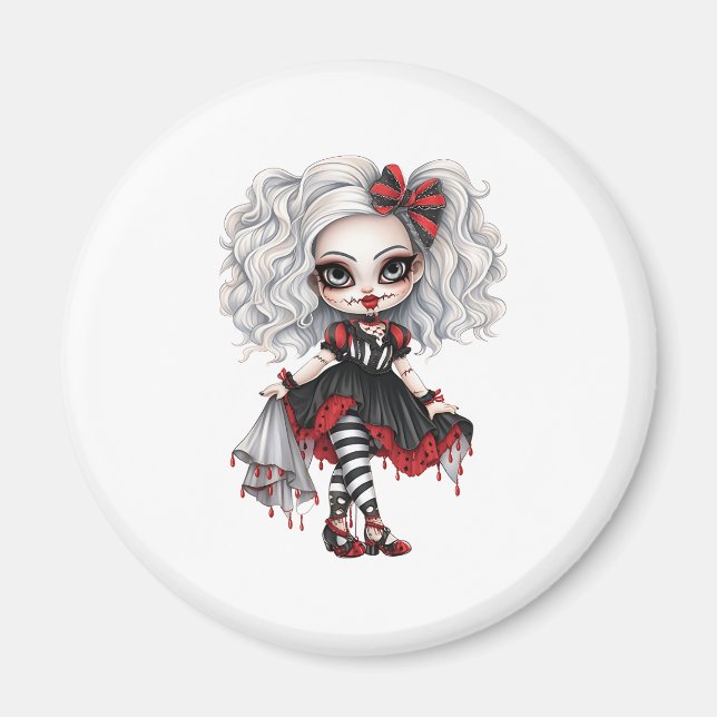 A Cute Girl Halloween Design Collection 7 Magnet (Front)
