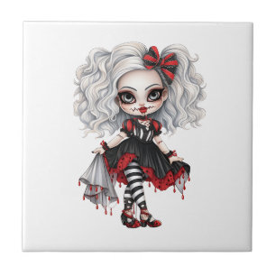 A Cute Girl Halloween Design Collection 7 Tile