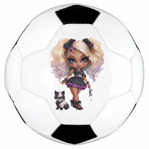 A Cute Girl Halloween Design Collection 8 Football