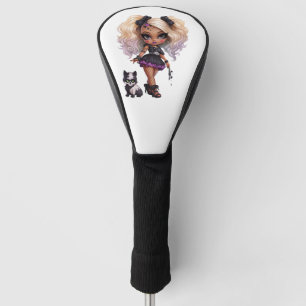 A Cute Girl Halloween Design Collection 8 Golf Head Cover