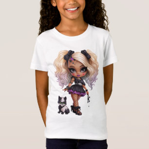 A Cute Girl Halloween Design Collection 8 T-Shirt