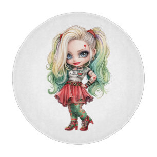 A Cute Girl Halloween Design Collection 9 Cutting Board
