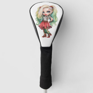 A Cute Girl Halloween Design Collection 9 Golf Head Cover
