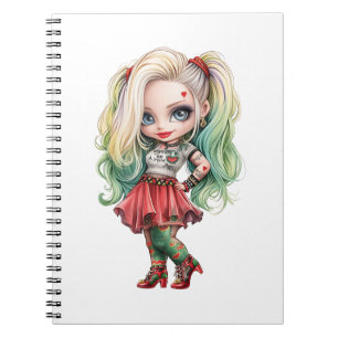 A Cute Girl Halloween Design Collection 9 Notebook