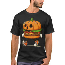 A Cute Halloween Pumpkin Burger
