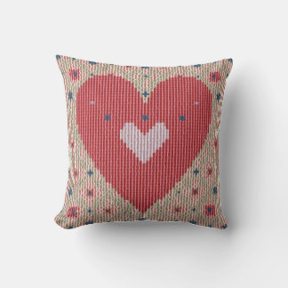 A cute heart pillow