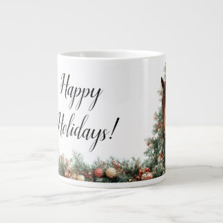 A cute horse, the symbol of Novgorod in 2026 Large Coffee Mug