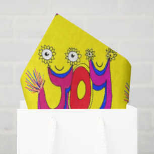 A Cute, Joyful Celebration To Present Your Gift Tissue Paper