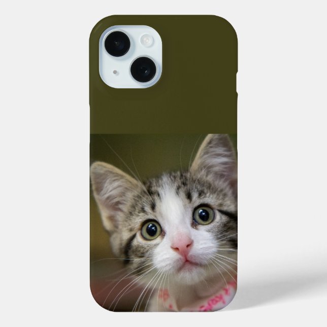 A cute kitten with green eyes Case-Mate iPhone case (Back)