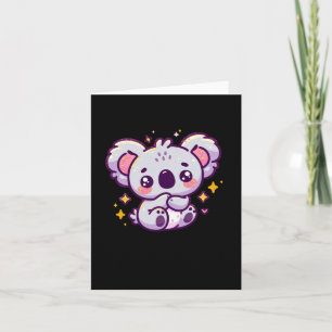 A Cute Koala Sticker  Card